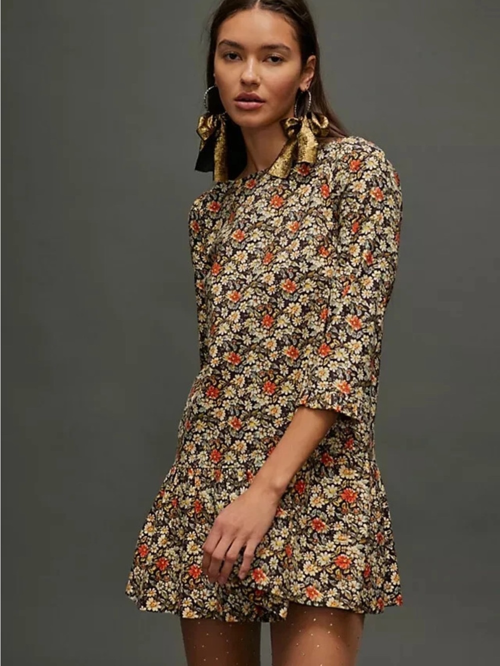 NWT Free People The Avenue Floral Mini Dress Size S